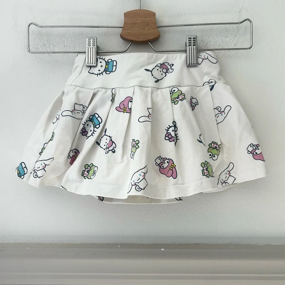 Hello Kitty Graphic Skirt Skort Girls XS 4-5